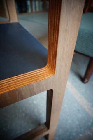 LAN architecture interior design chaise menuiserie bois wood sur mesure mobilier office bureau open space workspace